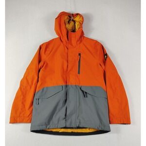 Quiksilver Orange and Gray Kids Jacket